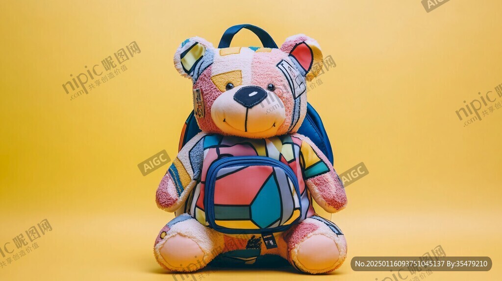 背书包的泰迪熊