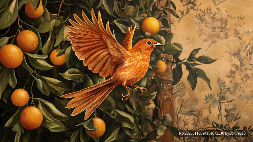 砂糖橘插画设计