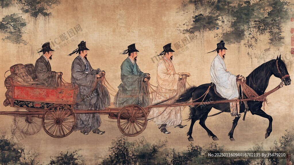车马出行官员出行