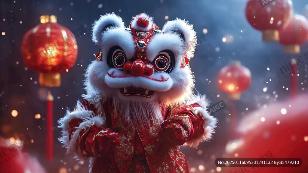 舞狮拜年