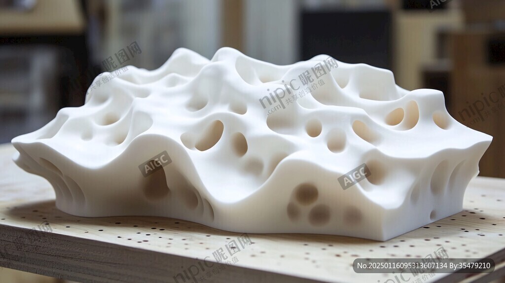 3d打印连续凹凸肌理