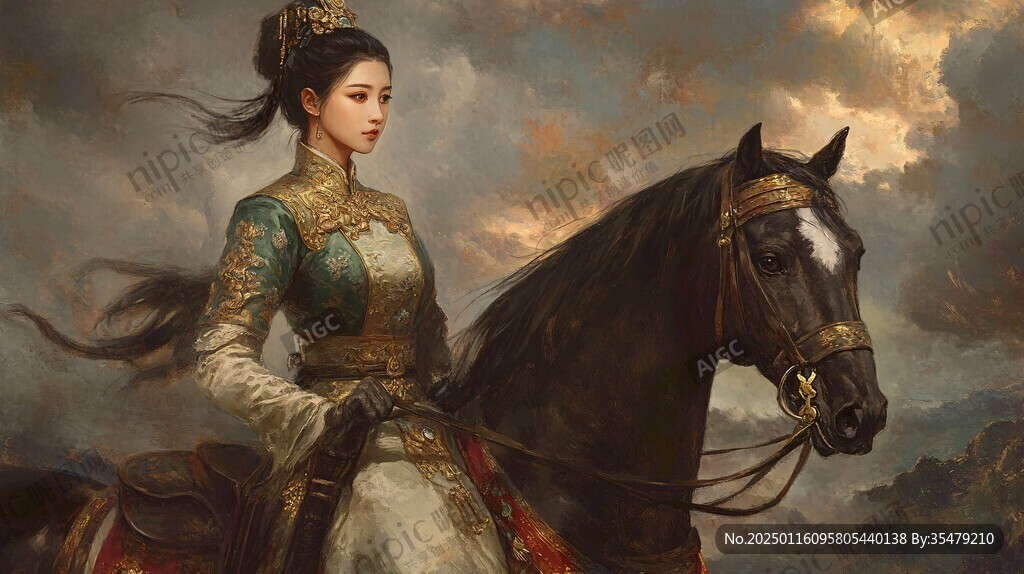 古典美女壁纸