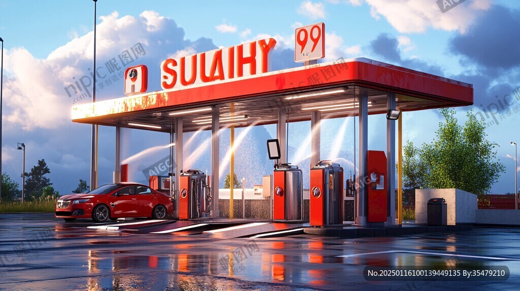 加油站3dmax