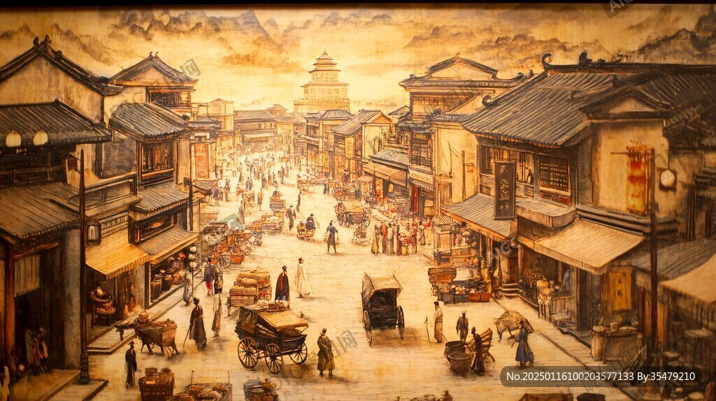 宋代繁华街景