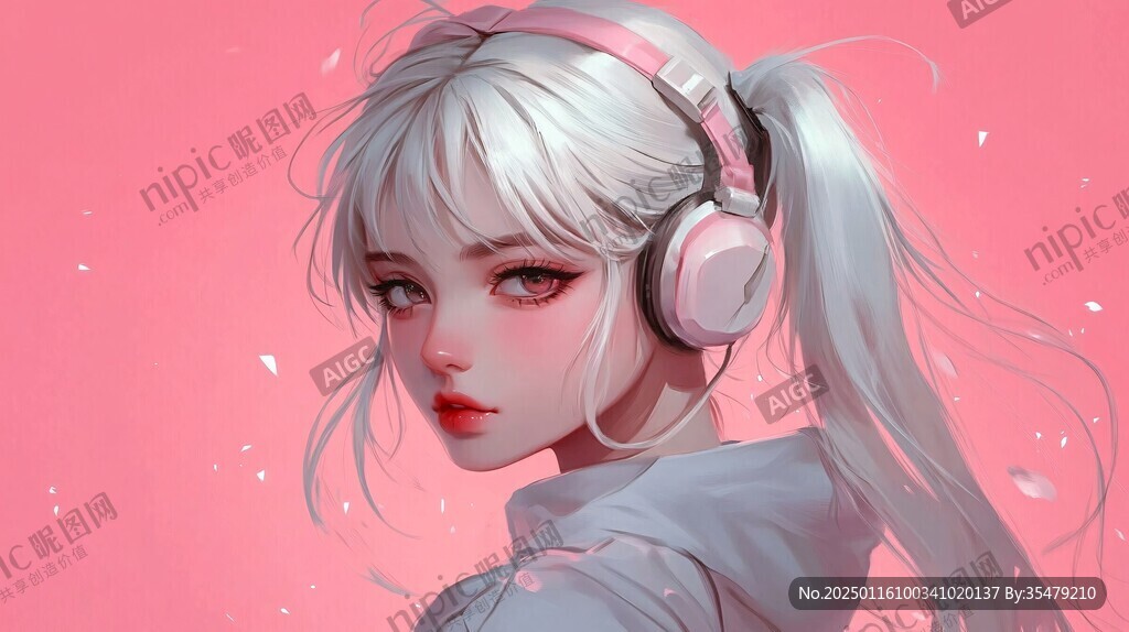板绘少女