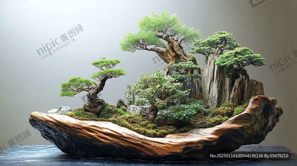 迎客松手工艺品