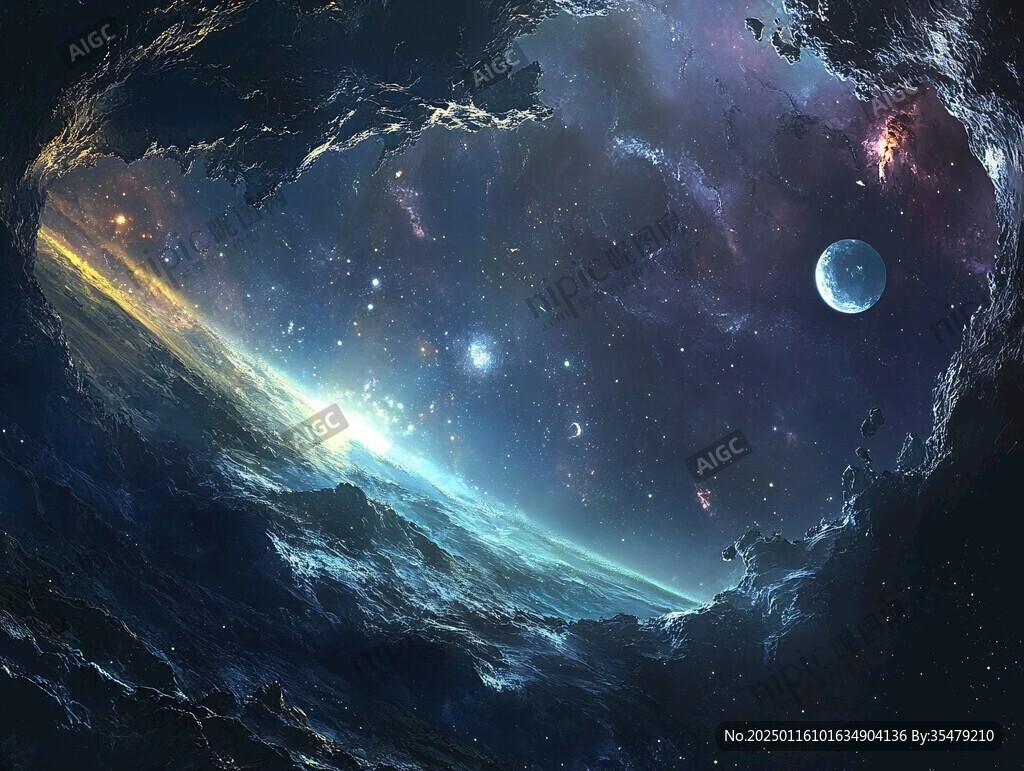科幻场景宇宙洪荒