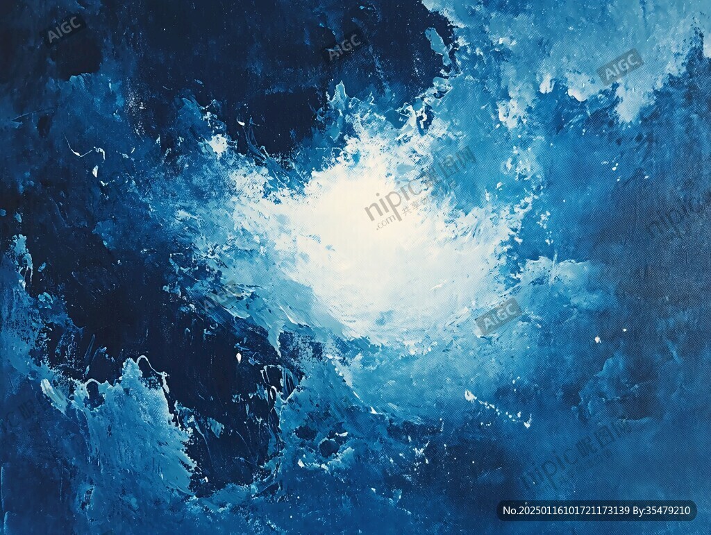 抽象写意星辰大海