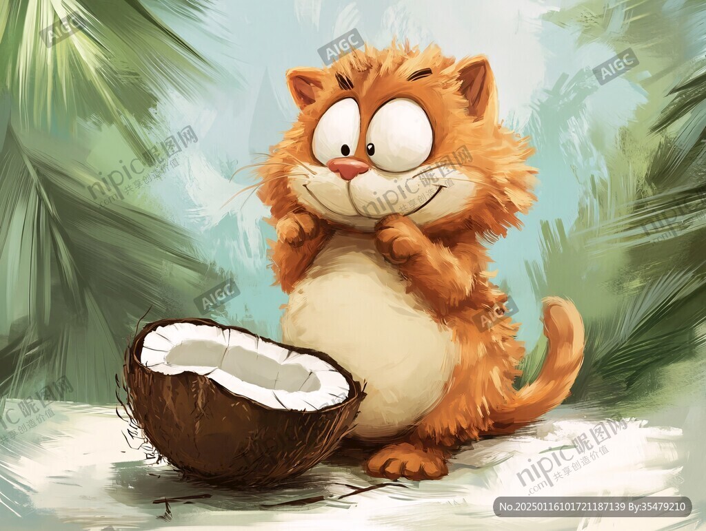 狸猫插画