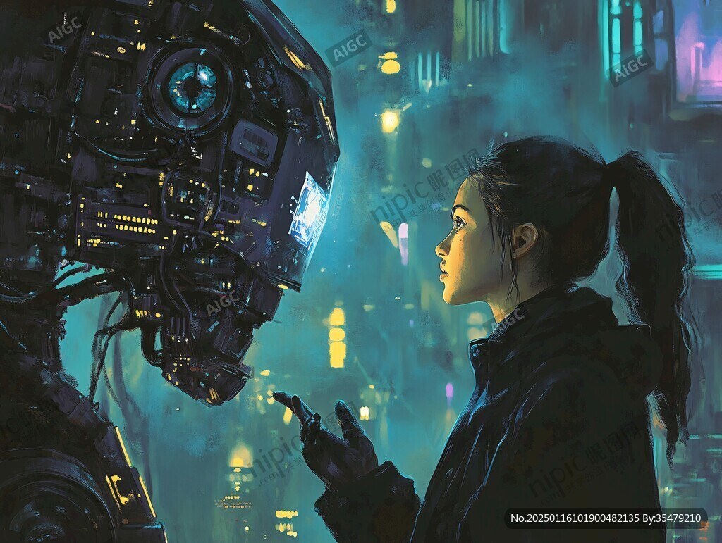 科幻题材插画