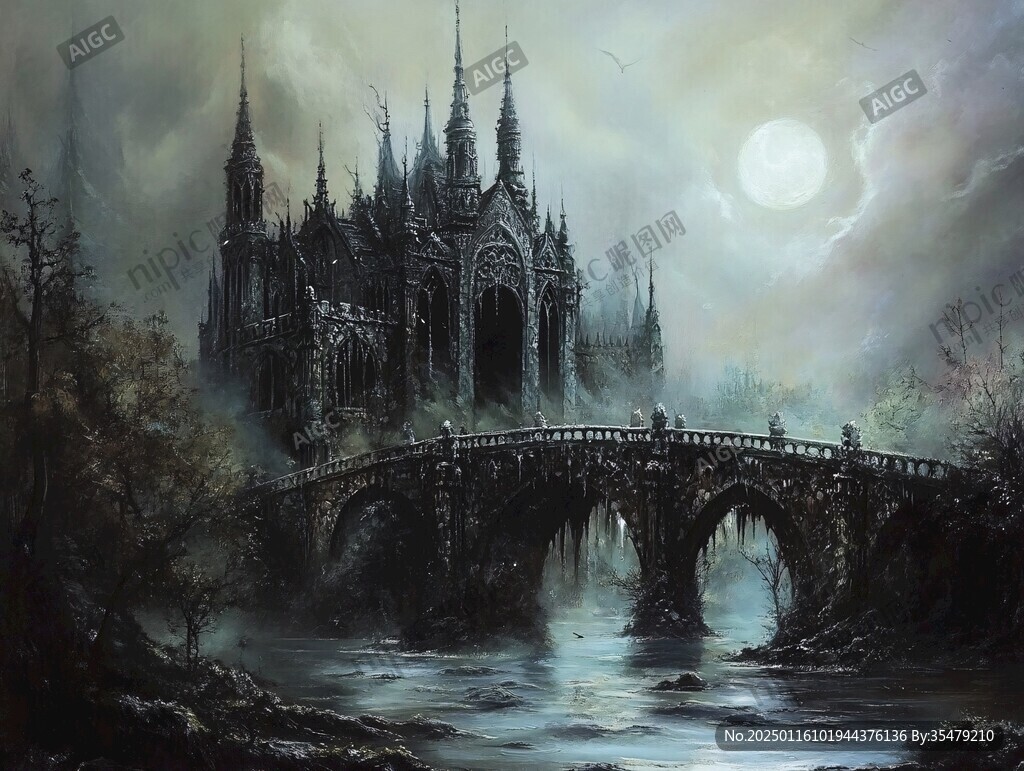 魔幻场景插画