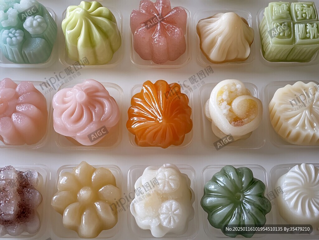 彩色冰皮月饼做法