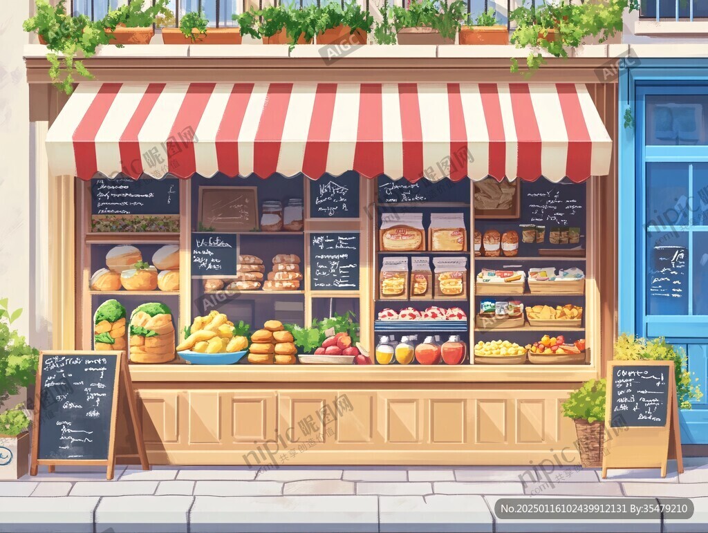 杂货店外景