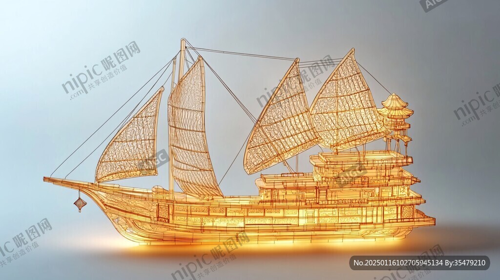 福船结构模型