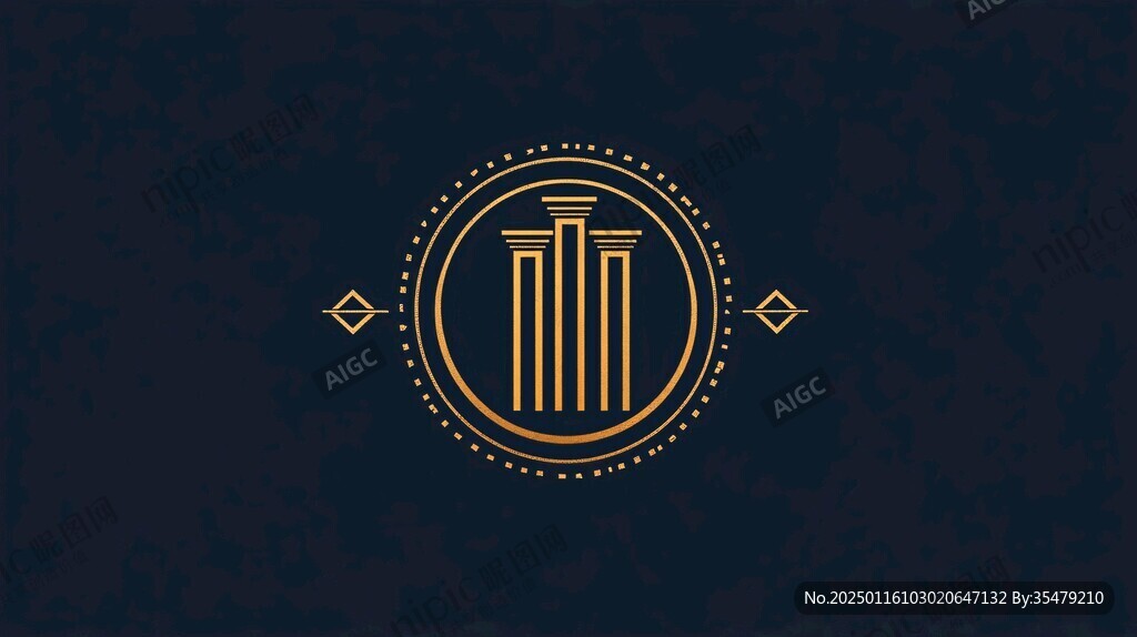 罗马柱logo设计