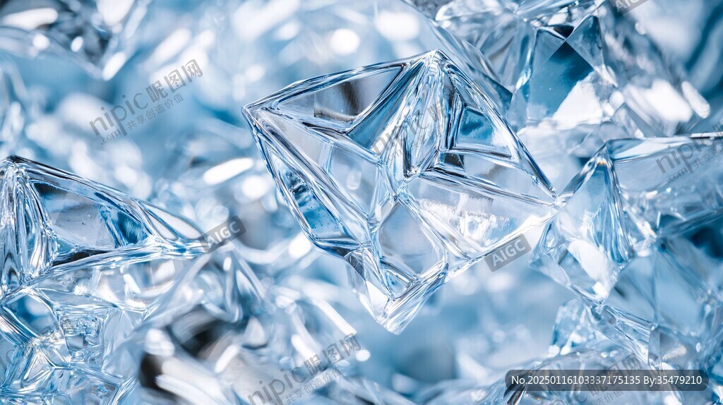 水晶片背景底纹