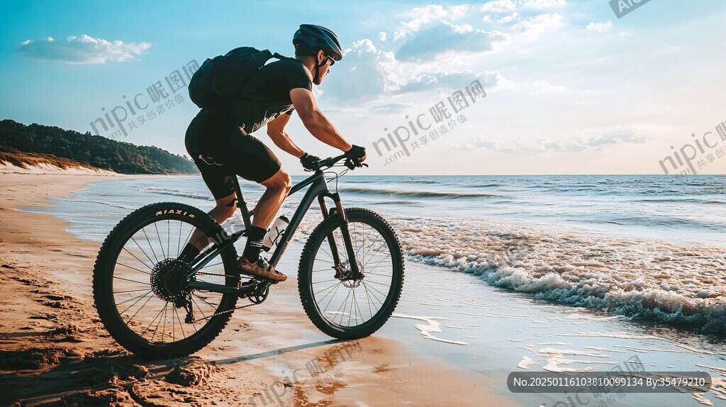 海边山地车