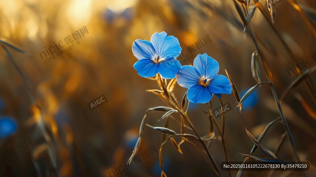 光影亚麻花