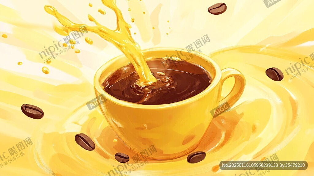 豆浆插画