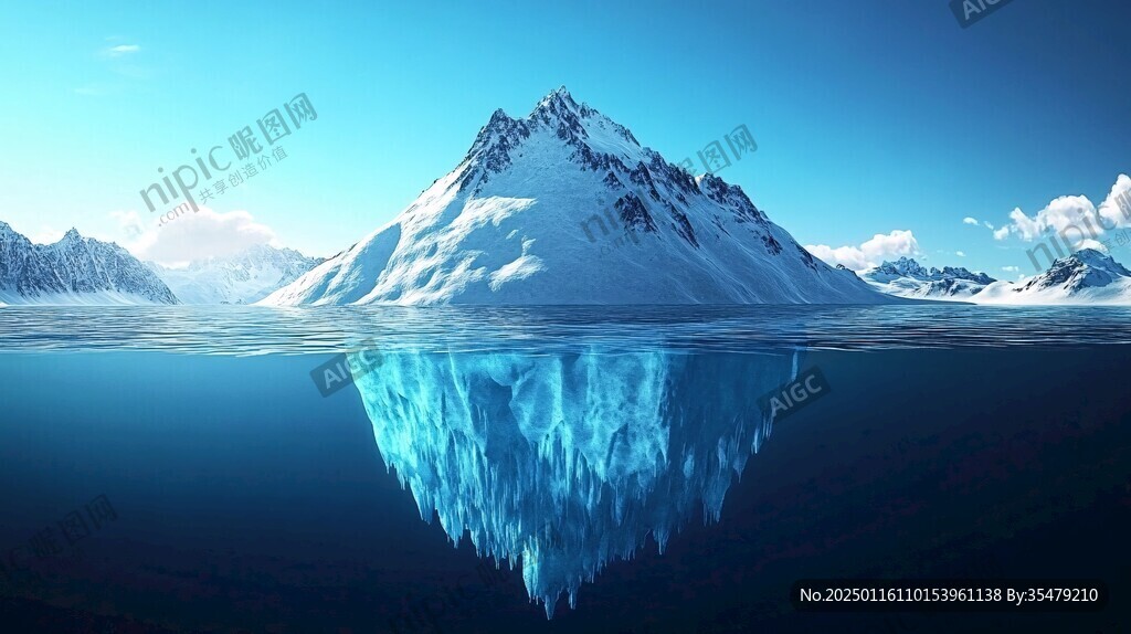 3d冰山
