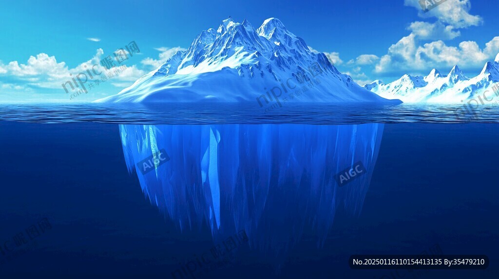 3d冰山