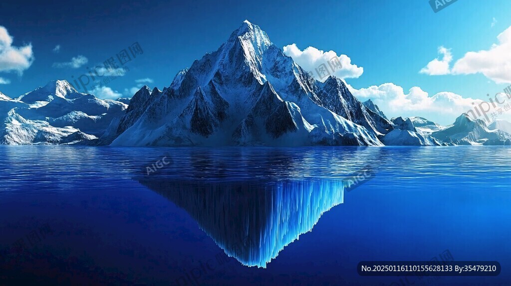 3d冰山