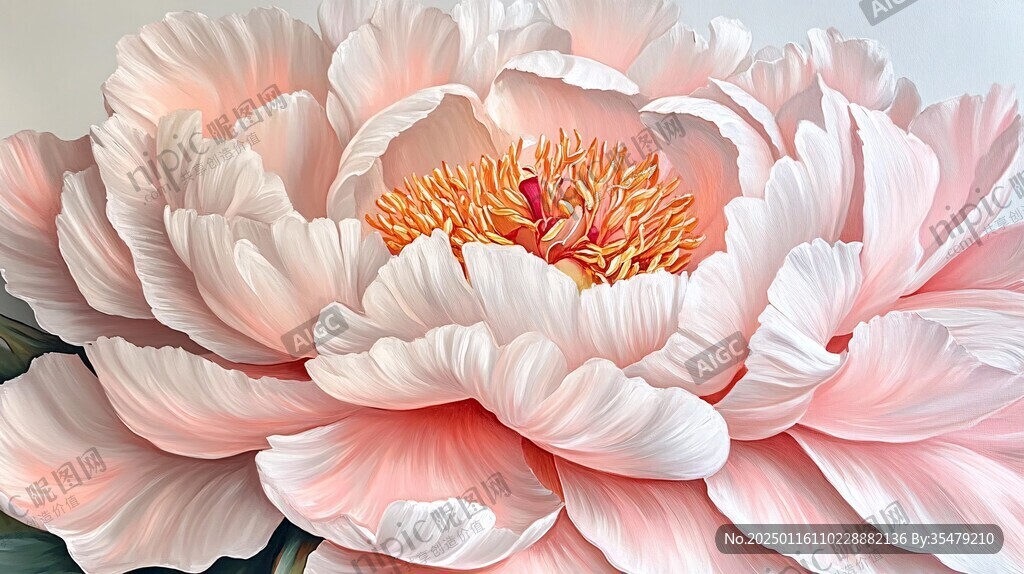 3d牡丹花