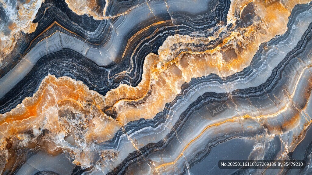 蓝色玛瑙石艺术背景