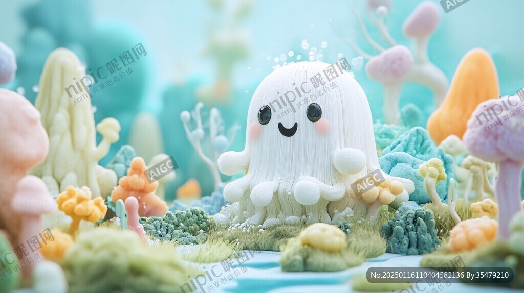 3d立体插画风格