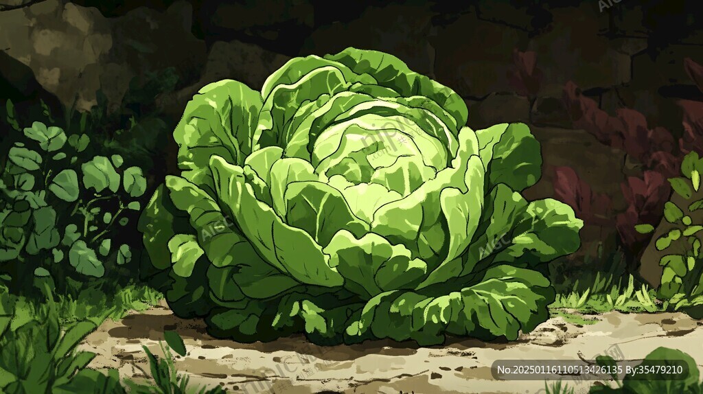 卷心菜插画