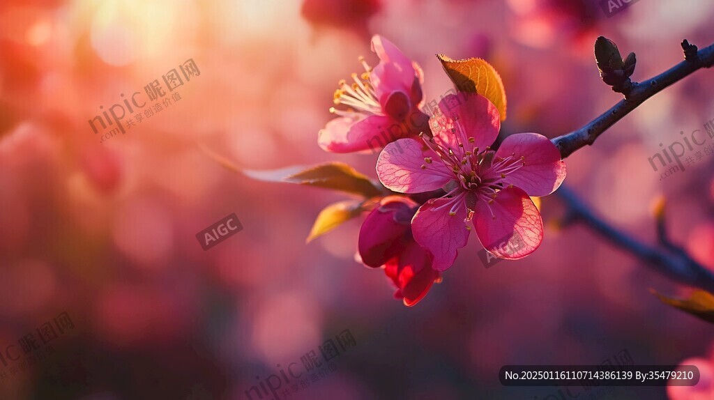 唯美桃花高清壁纸