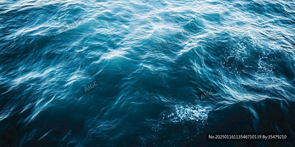 海面水波水光
