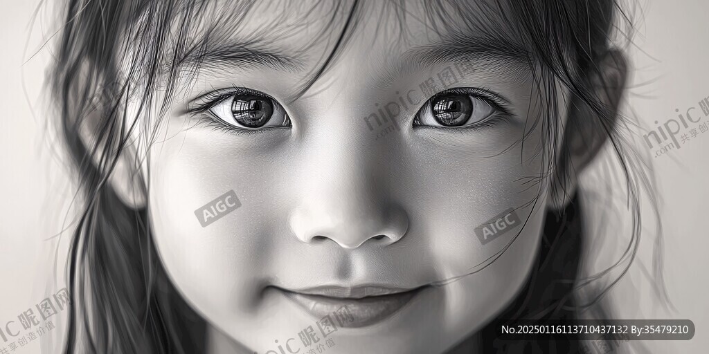 写实人物插画