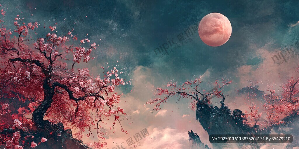 唯美梦幻梅花林