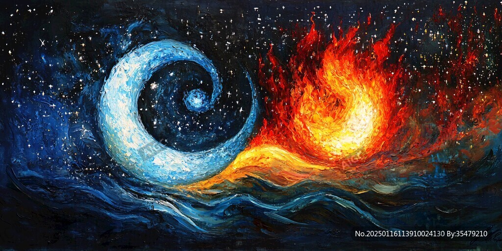 海洋流体画宇宙