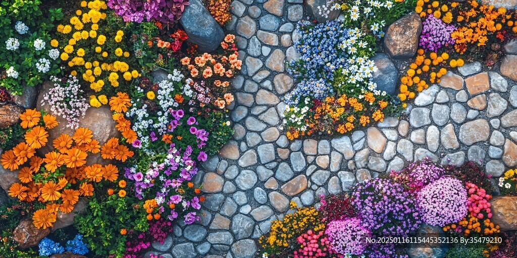 高清花墙