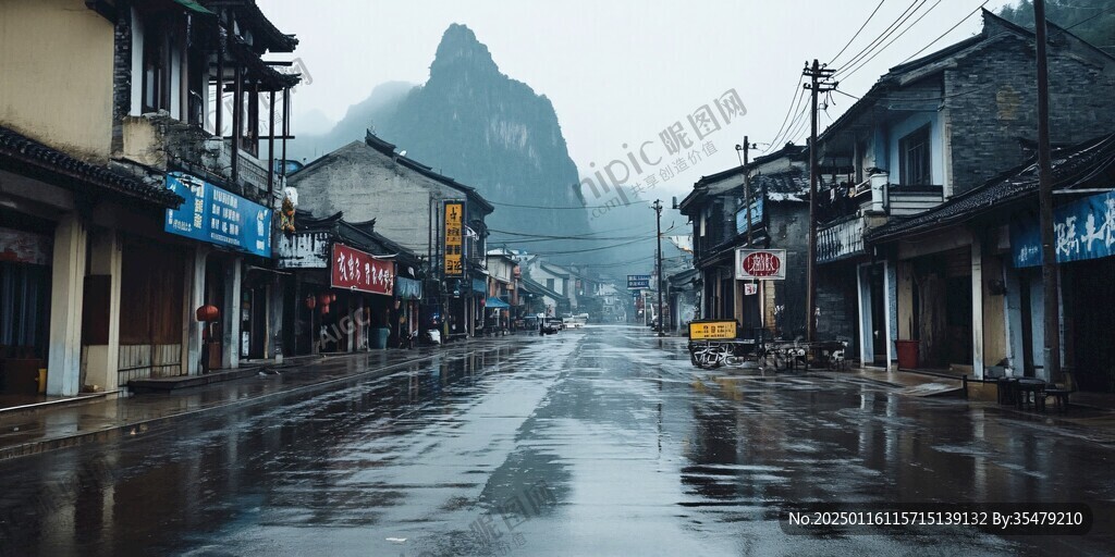 兴坪街景