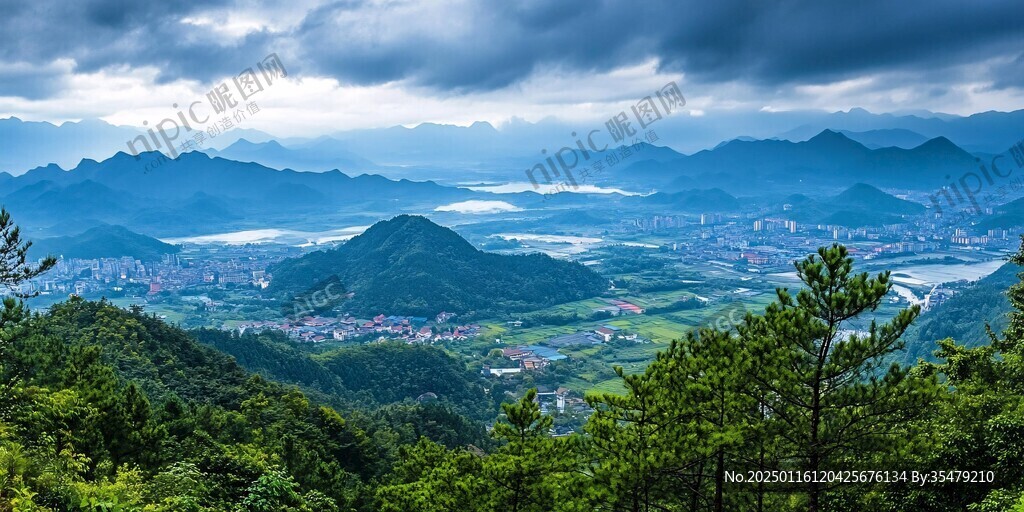 雨后九华