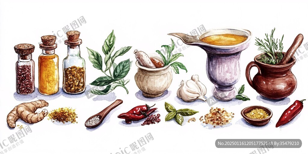 调味品插画