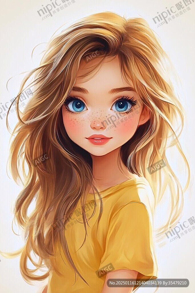 写实人物插画