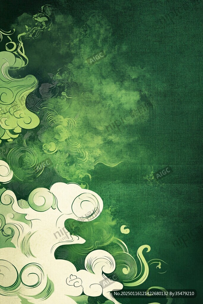 绿色梦幻背景底图