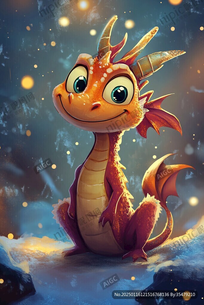q版龙插画
