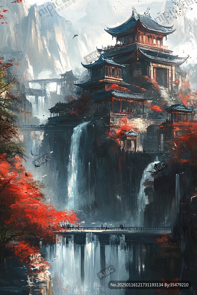 古风仙境天上宫阙