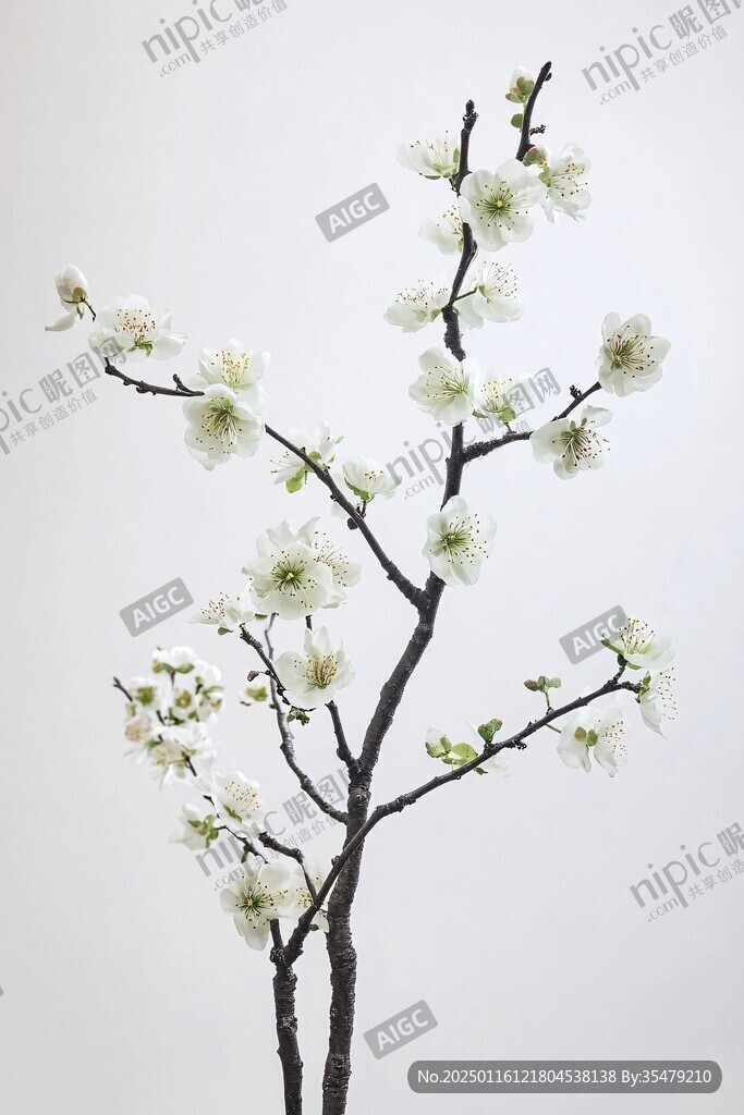 绿萼梅花开