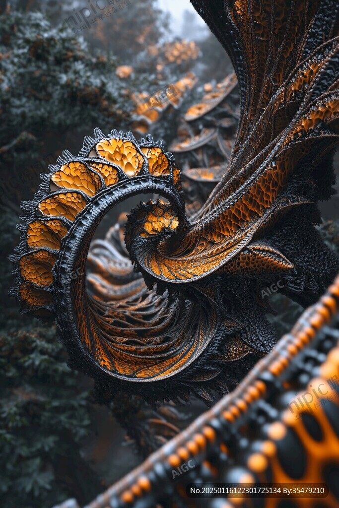 金色旋转楼梯