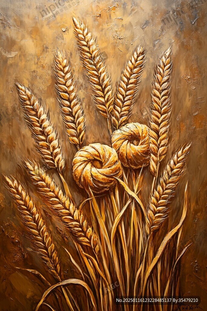小麦壁画