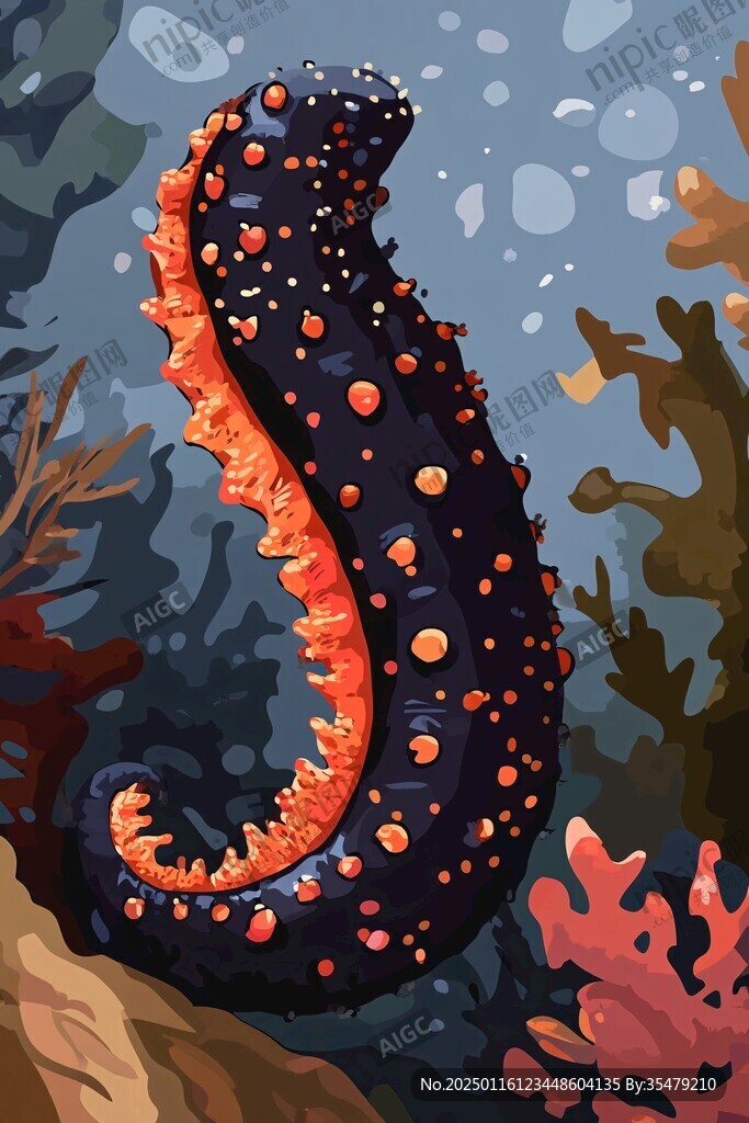 海参插画