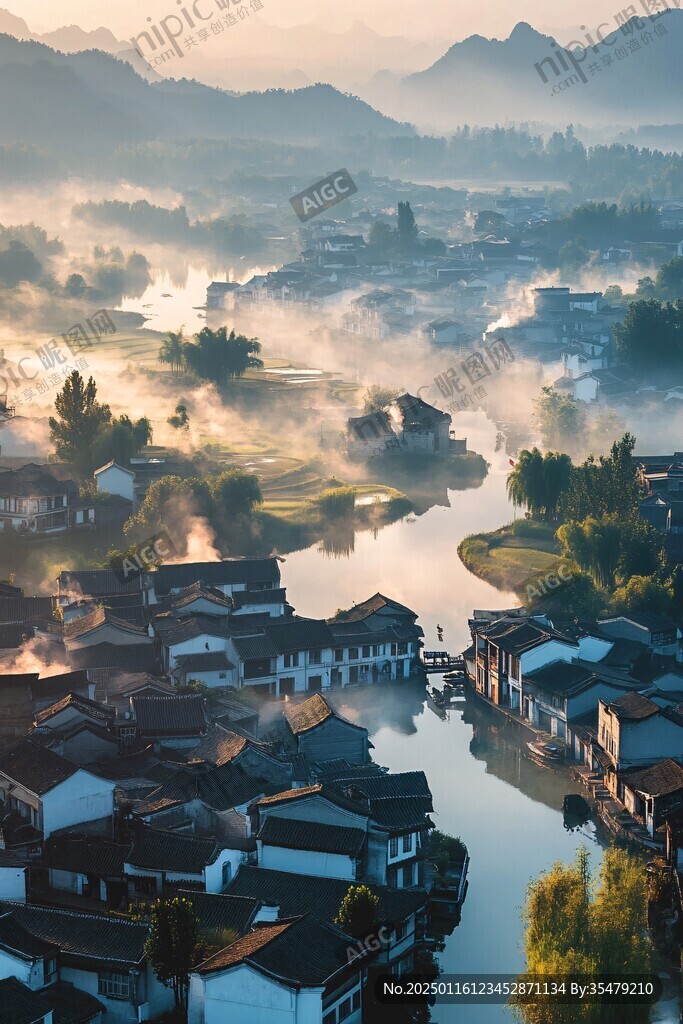 江南晨雾