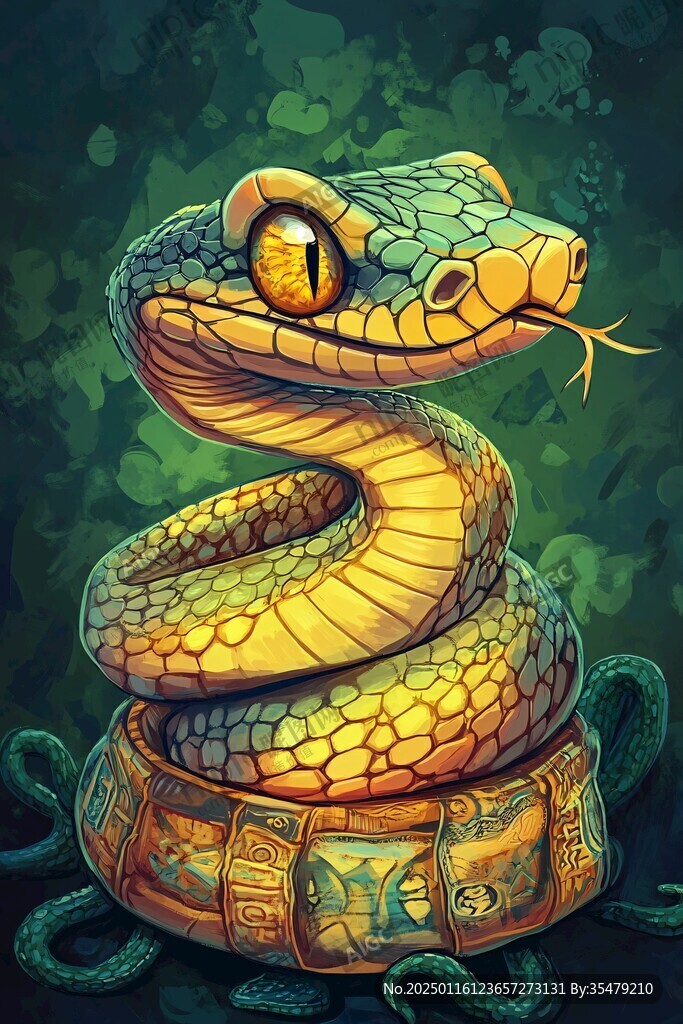 蛇合集插画
