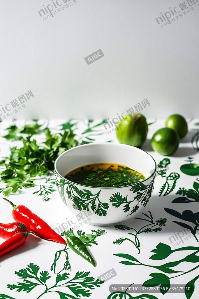 香菜调汁